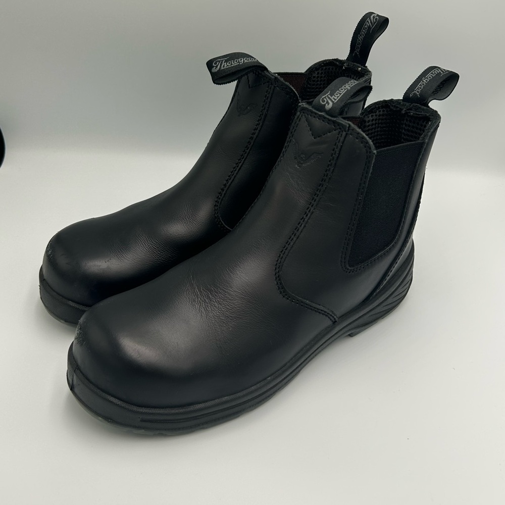 Thorogood Quick Release Station Boots Black Comp Toe Safety Unisex Men’s 7M W 9M